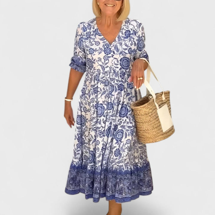 Emilia | Vestito Lungo Artigianale Estivo