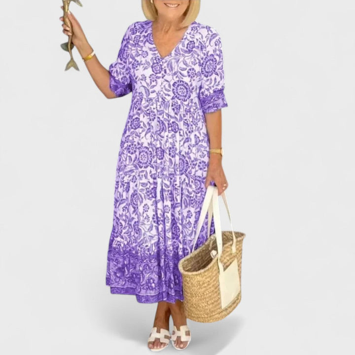 Emilia | Vestito Lungo Artigianale Estivo