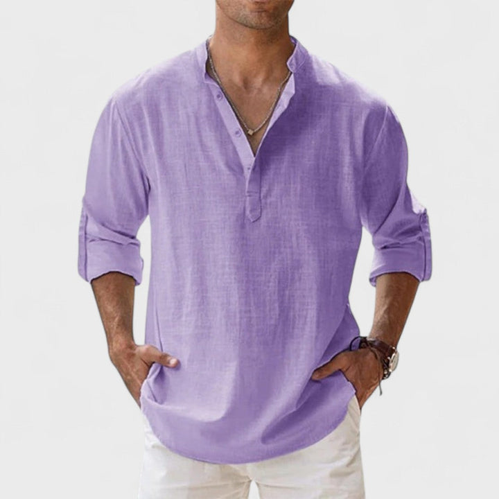 Alessandro | Camicia in lino Artigianale da Uomo