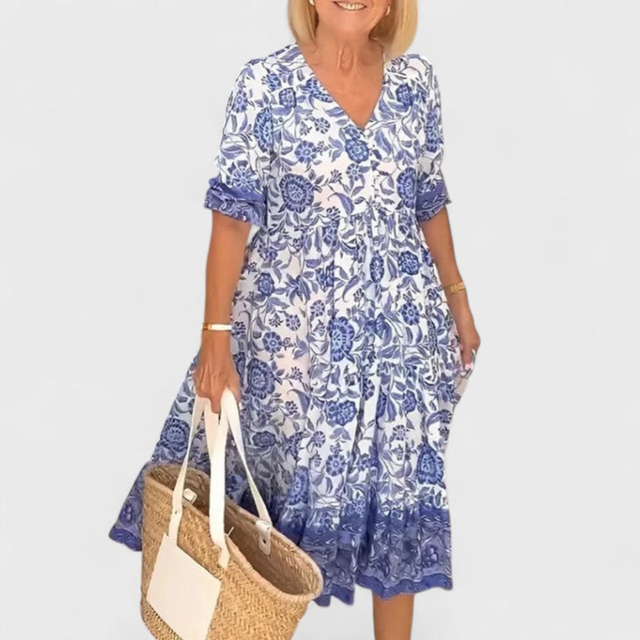 Emilia | Vestito Lungo Artigianale Estivo