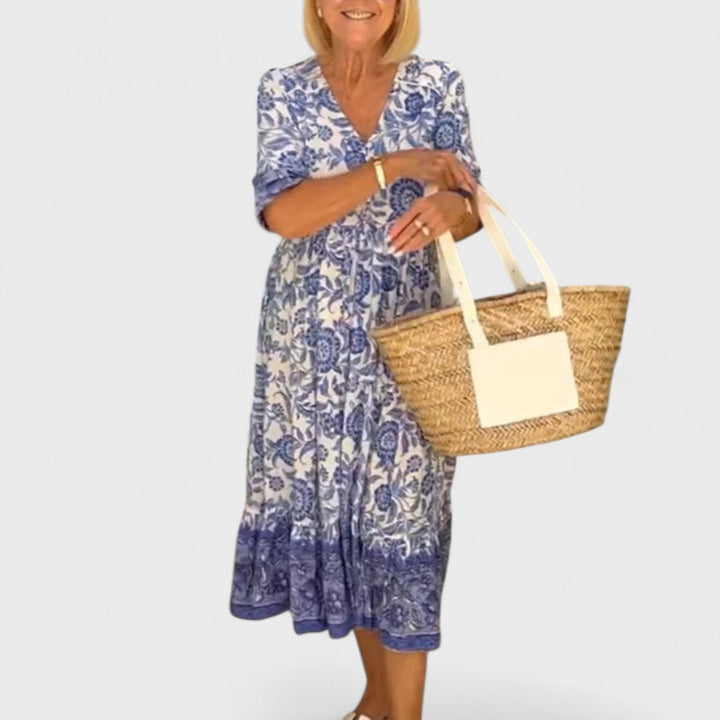 Emilia | Vestito Lungo Artigianale Estivo